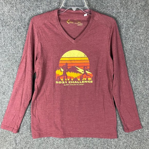 Leslie Jordan T-Shirt Large 2021 Challenge Women's Long Sleeve Cotton Blend - Picture 1 of 8